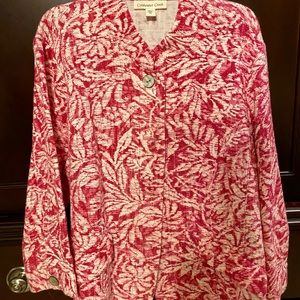 Coldwater creek jacket in vibrant fuchsia